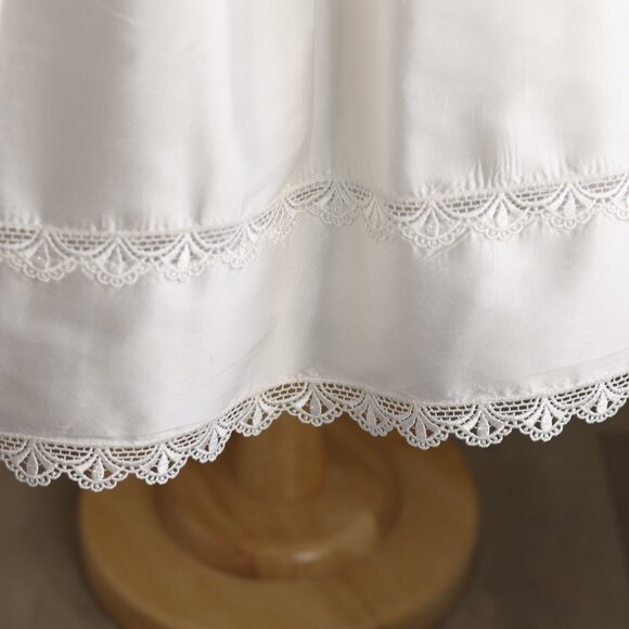 UNIQUE Ivory Flower Girl Dress Heirloom Boutique Special Occasion Size 4 NEW - Picture 6 of 6